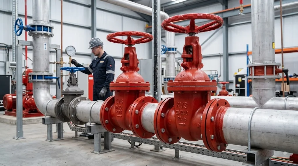 Van cổng KVS có dùng cho PCCC không?