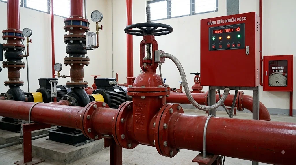 Van cổng OS&Y trong hệ thống PCCC