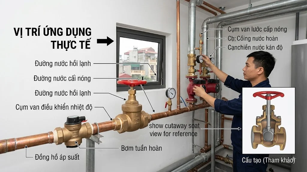 Nguyên lý hoạt động của Van cửa Toyo