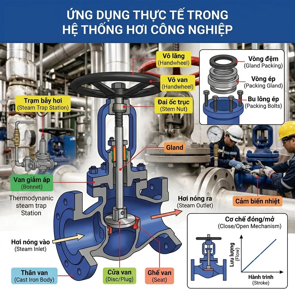 Ưu điểm của Van hơi công nghiệp