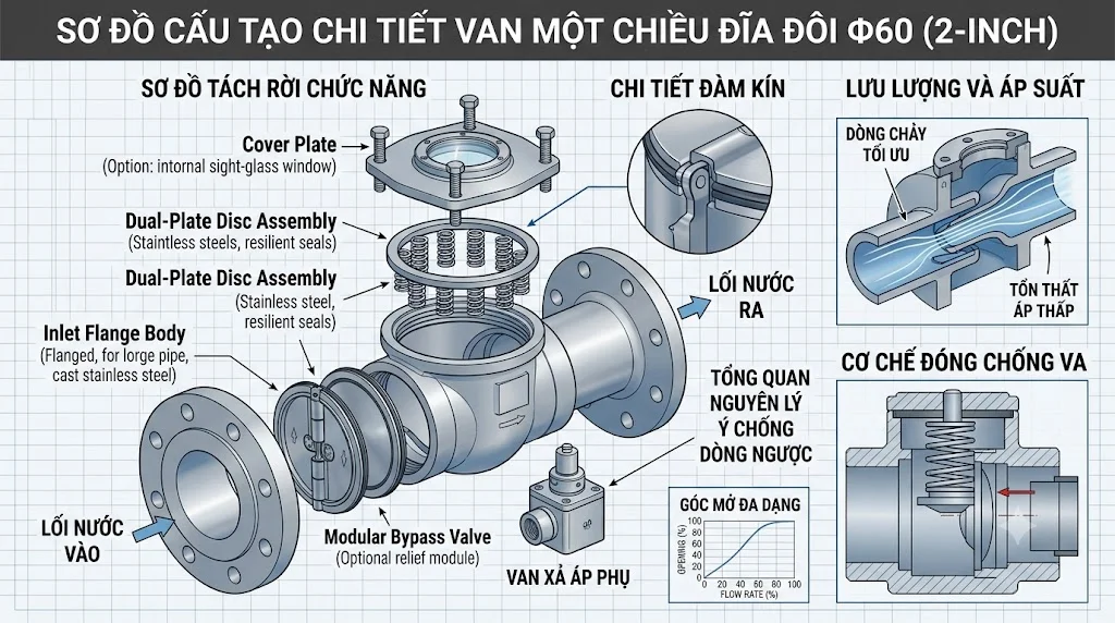 Các loại Van nước 1 chiều phi 21 phổ biến