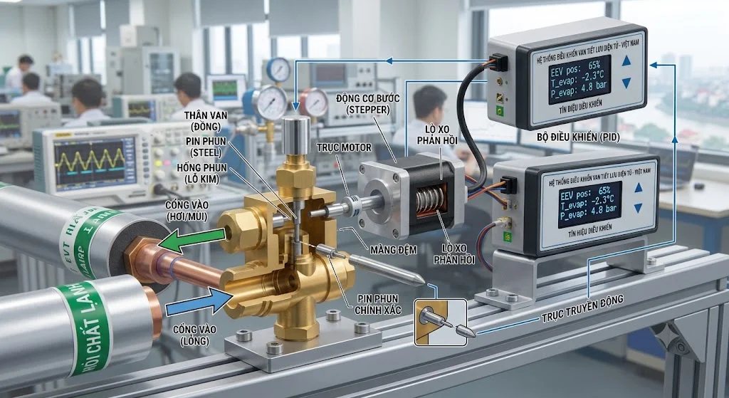 Các loại Van tiết lưu điện phổ biến