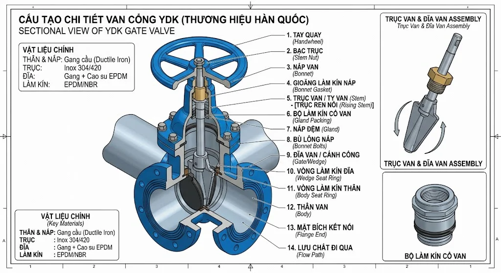 Các loại Van YDK phổ biến