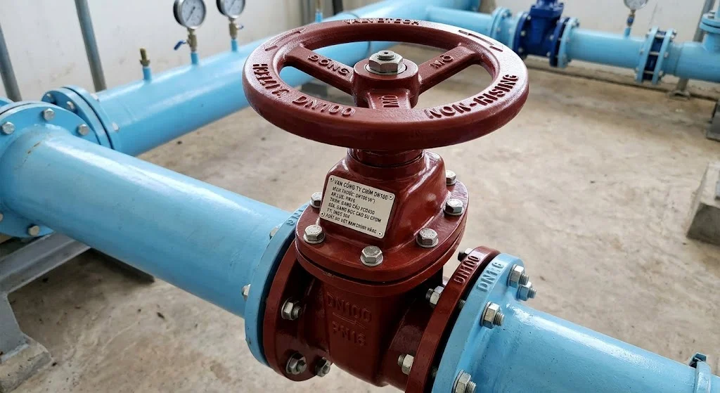 cVan cổng ty chìm DN 100 tương đương bao nhiêu?