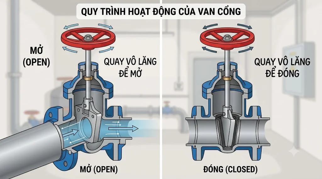 Non-Rising Stem Gate Valve