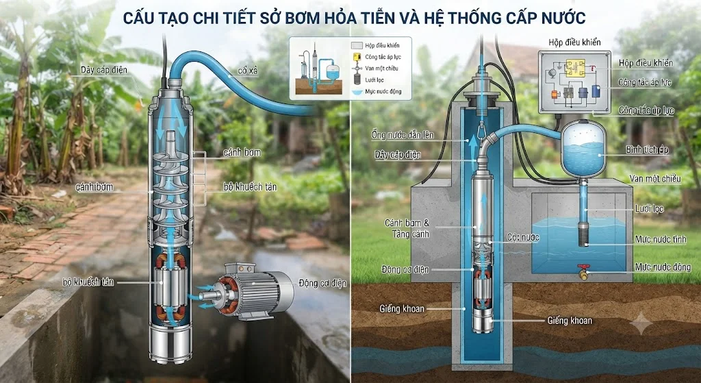 Cấu tạo của Bơm hỏa tiễn