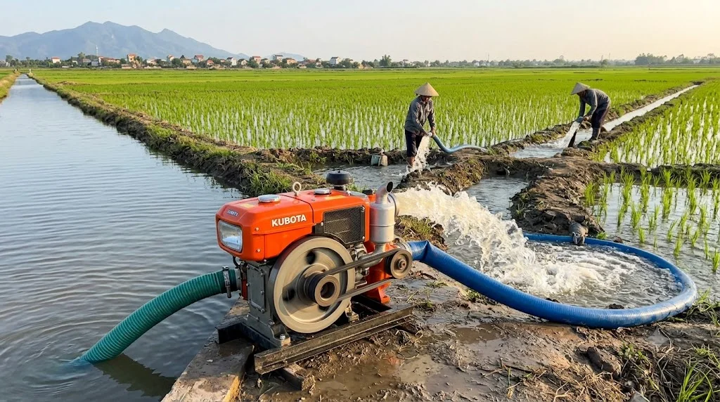 Ưu điểm của bơm nước Kubota