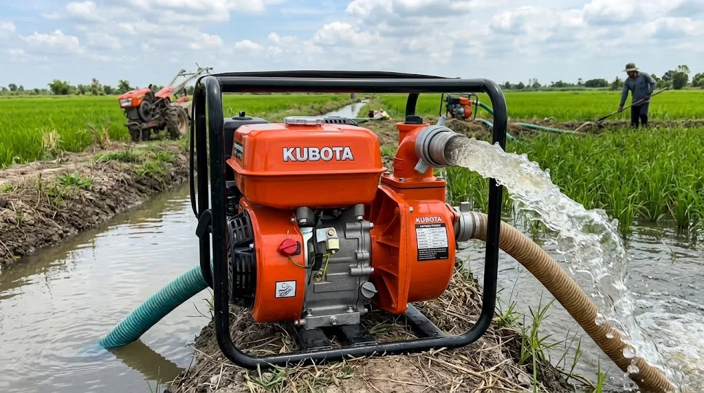 Cấu tạo của bơm nước Kubota