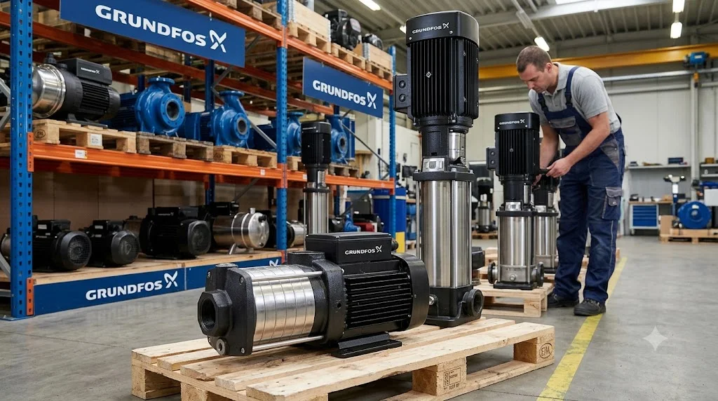 Các dòng máy bơm nước Grundfos phổ biến