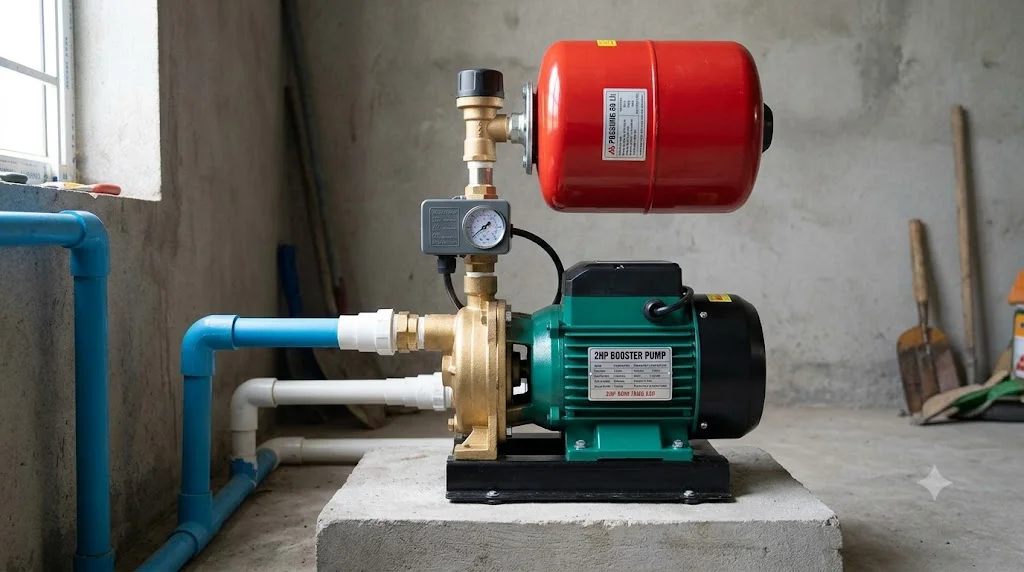 Giá máy bơm tăng áp 2 HP bao nhiêu?