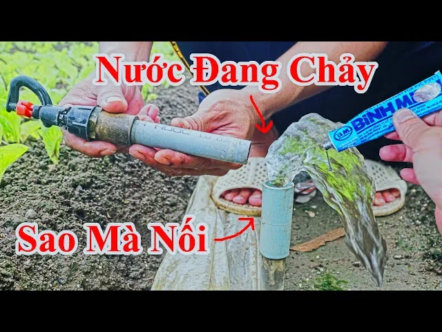 cach-noi-ong-nuoc-dang-chay