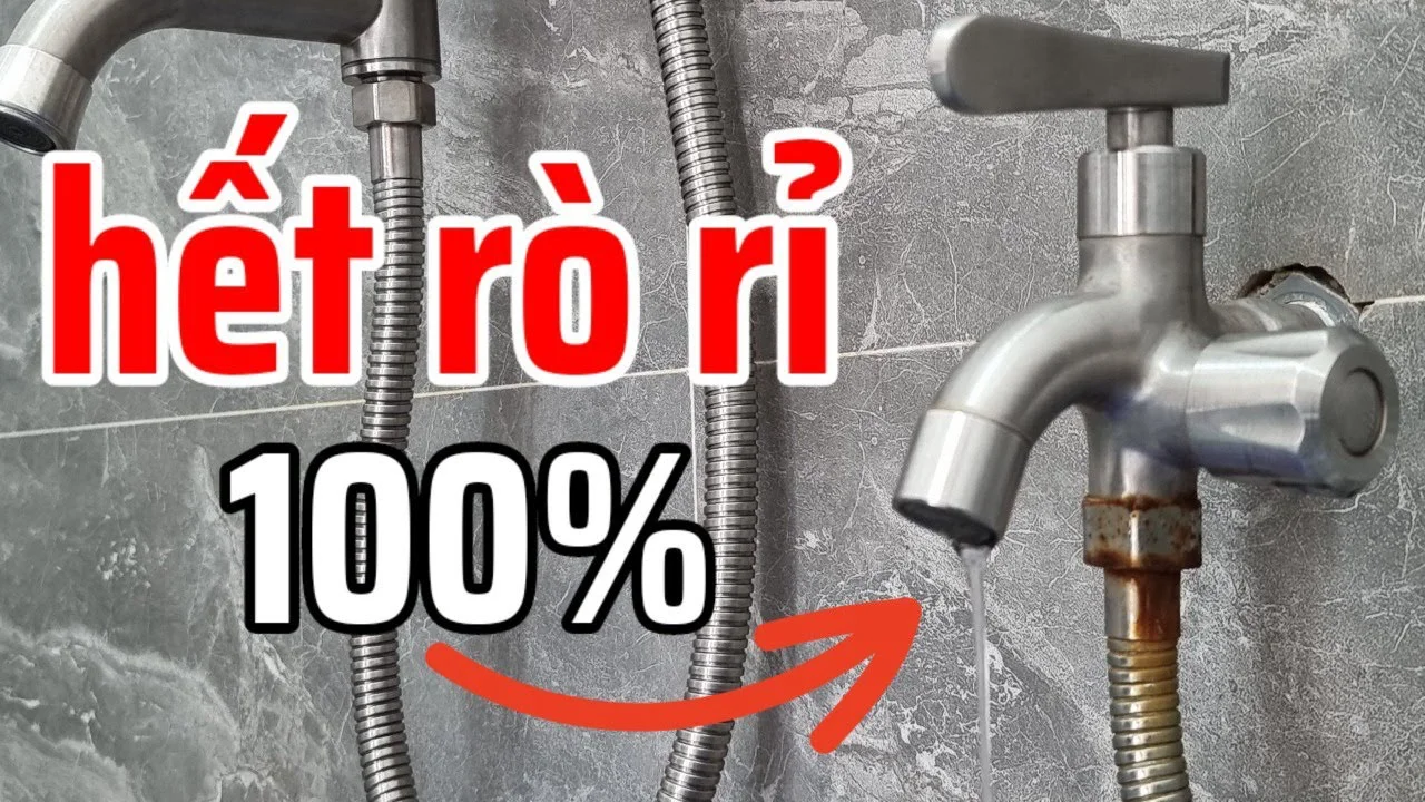 Cách sửa khóa vòi nước