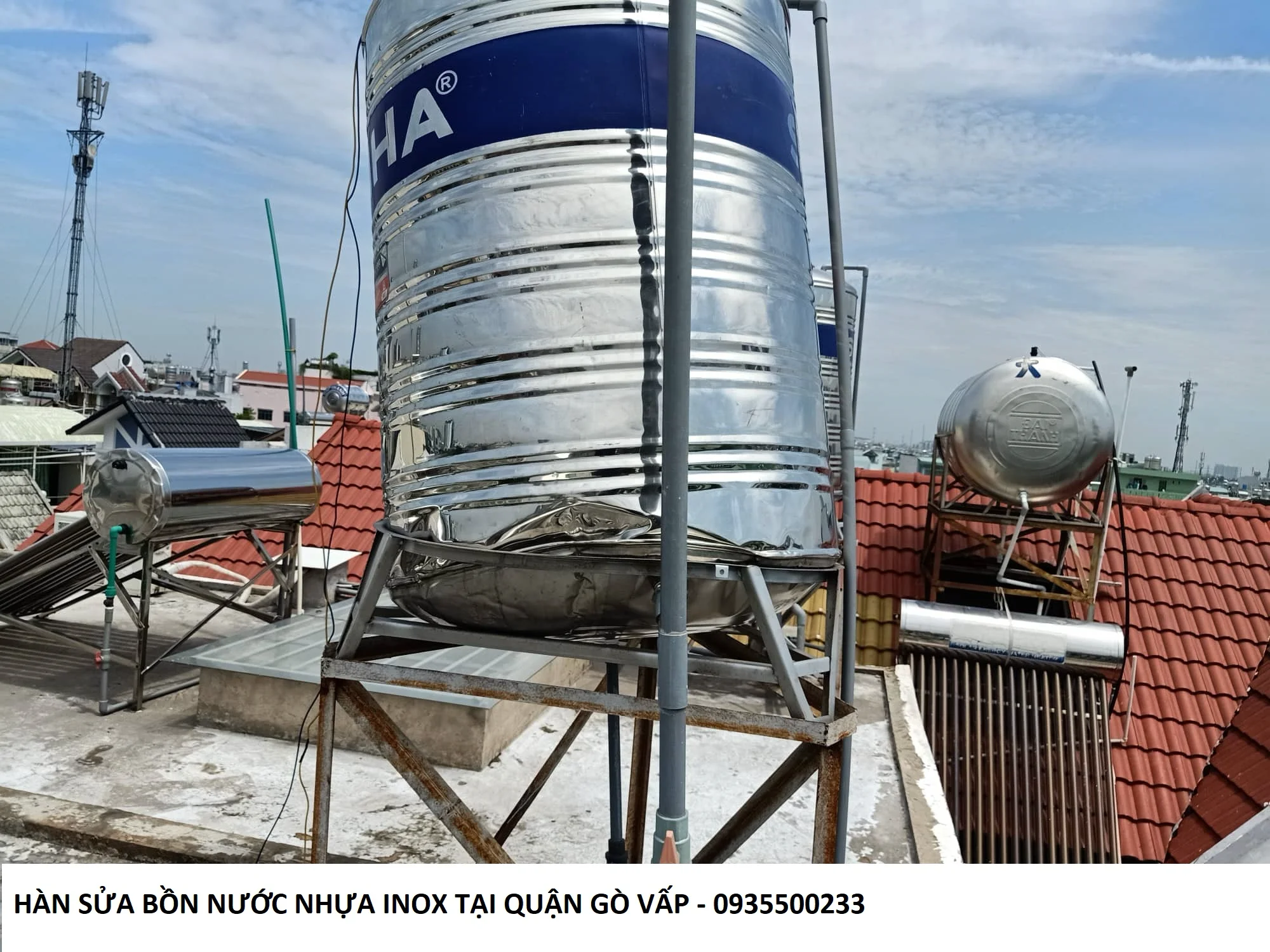 Hàn bồn nước Inox