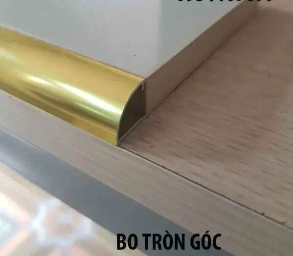 nẹp bo góc tròn inox 2