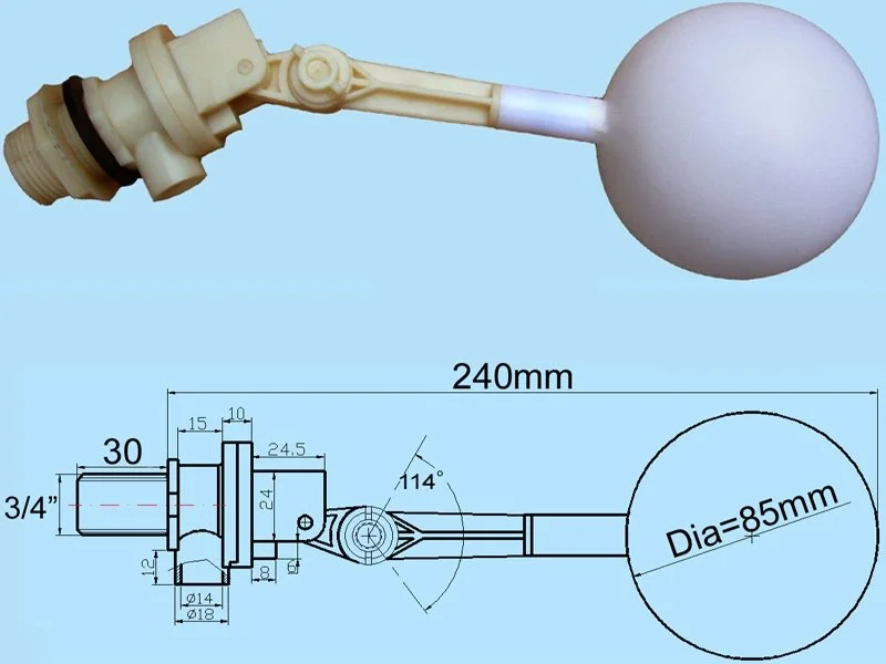 Phao cơ ngắt nước