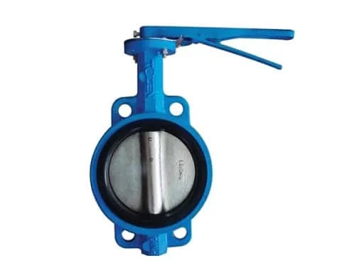 van-bướm-tay-gạt-thân-gang-đĩa-inox-arita