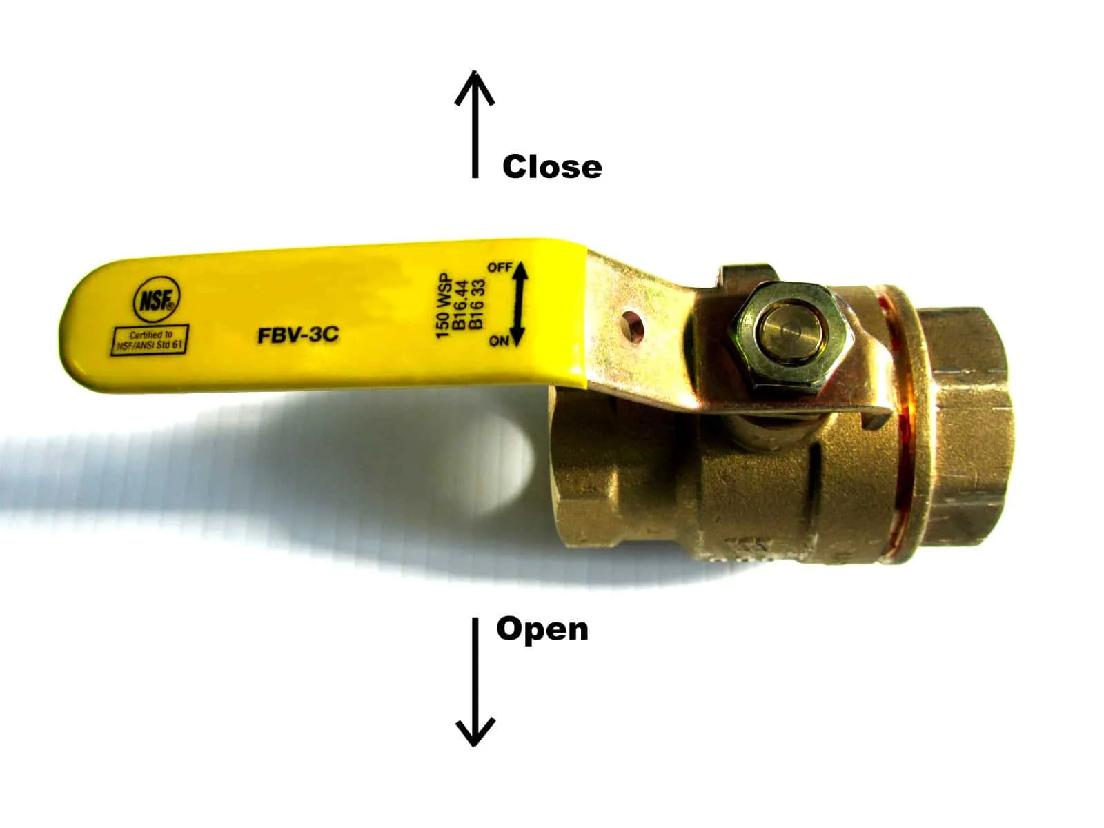 Water Valve Open Close Direction 2