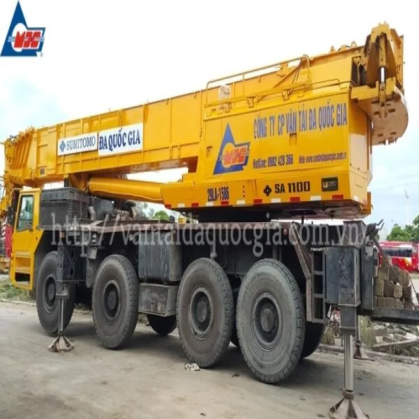 Biểu đồ tải của cẩu Sumitomo 110 tấn - SA1100 (MJC)