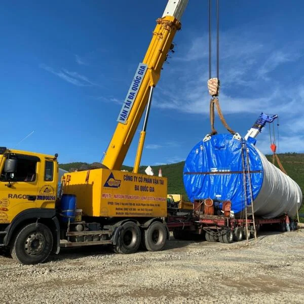 VẬN CHUYỂN 14 BỘ TUABIN GIÓ CHO NHÀ MÁY ĐIỆN GIÓ CỬU AN | 46.2 MW