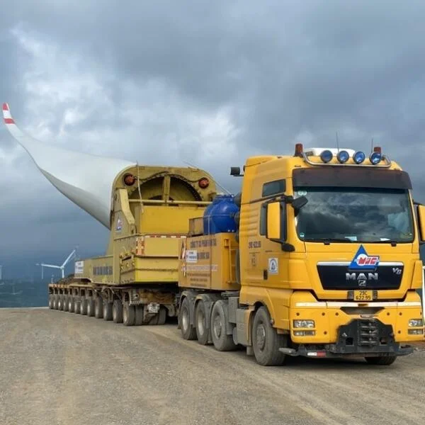 VẬN CHUYỂN 5 BỘ TUABIN GIÓ CHO NHÀ MÁY ĐIỆN GIÓ HƯỚNG LINH 3 | 5 MW
