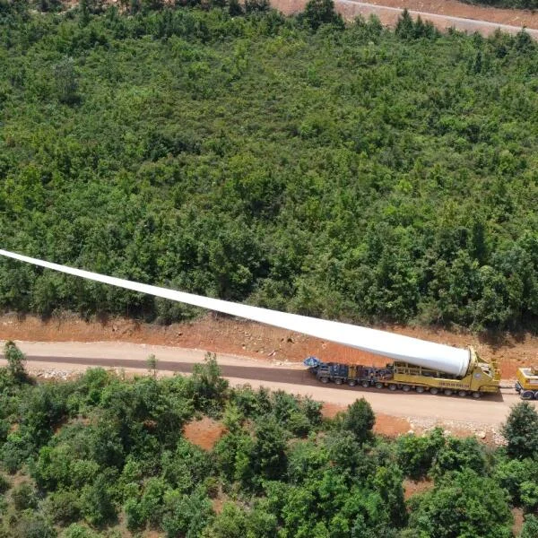 VẬN CHUYỂN 5 BỘ TUABIN GIÓ CHO NHÀ MÁY ĐIỆN GIÓ HƯỚNG LINH 4 | MW