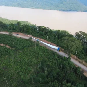 VẬN CHUYỂN XÉP DỠ 48 BỘ TUABIN GIÓ CHO NHÀ MÁY ĐIỆN GIÓ SAVAN1 PHASE1 | 300 MW