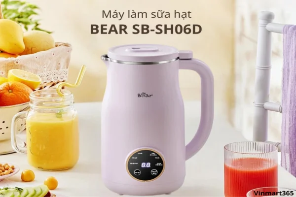 Tìm Hiểu Về Máy Làm Sữa Hạt Bear SB-SH06D 0.6L
