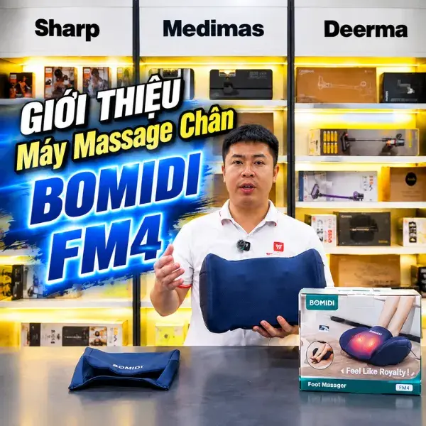 Máy Massage Chân BOMIDI FM4 video