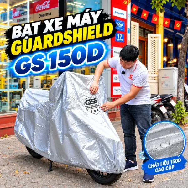 Bạt Xe Máy Guardshield GS 150D - Siêu Bền video
