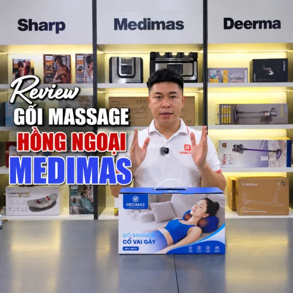 Gối Massage Medimas PM-01 Cao Cấp video