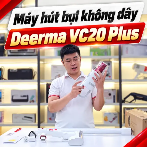 Máy Hút Bụi Không Dây Deerma VC20 Plus video