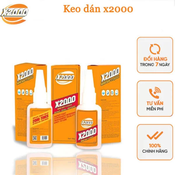 Keo Dán Siêu Dính X2000 Thái Lan slide 1