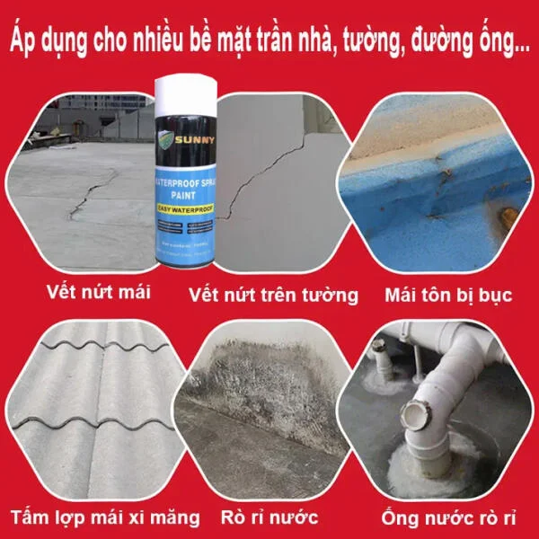 Bình Xịt Chống Thấm Sunny Cao Cấp Mỹ slide 2