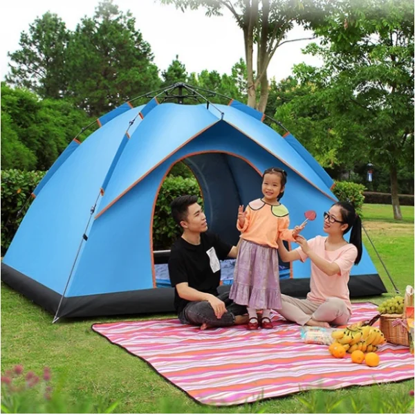 Lều Du Lịch Cắm Trại Tự Bung Dùng Cho 4-6 Người slide 4