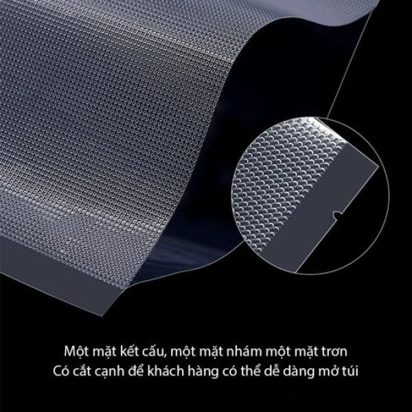 Túi Hút Chân Không 1 Mặt Trơn 1 Mặt Nhám slide 5