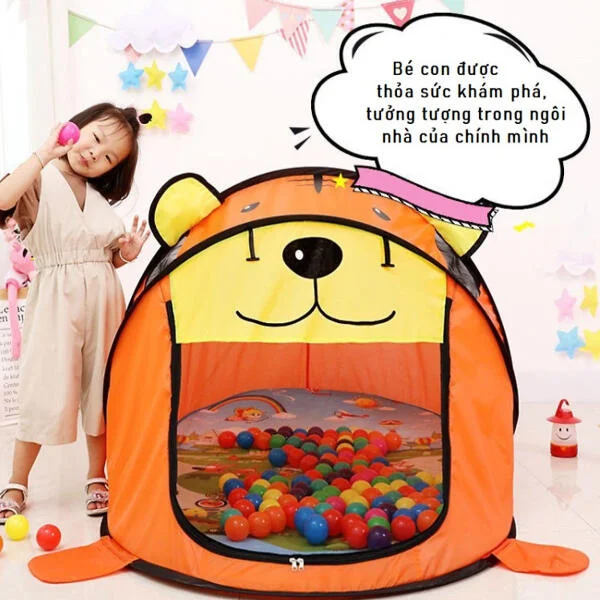 Lều Chơi Trẻ Em Tự Bung Ngộ Nghĩnh slide 5