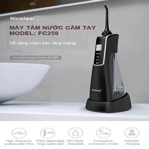 Máy Tăm Nước Nicefeel FC256 Cao Cấp USA slide 7