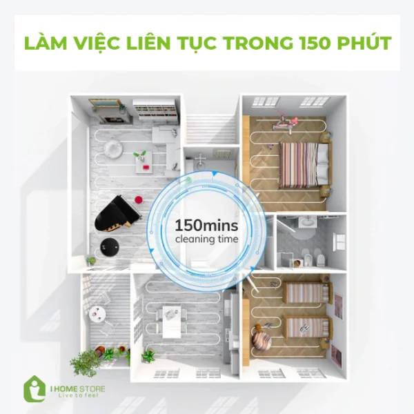 Robot Hút Bụi Lau Nhà Thông Minh ILife A11C Mỹ slide 3
