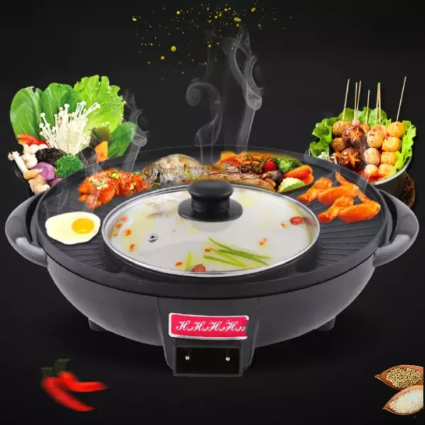 Bếp Lẩu Nướng Đa Năng 2 In 1 Cao Cấp slide 6