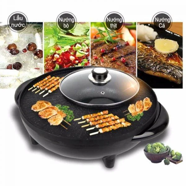 Bếp Lẩu Nướng Đa Năng 2 In 1 Cao Cấp slide 2