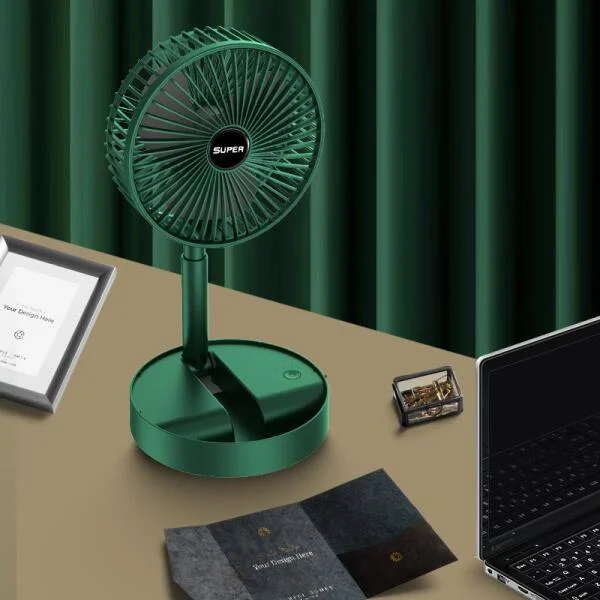Quạt Mini Tích Điện Gấp Gọn Nhật Bản slide 2