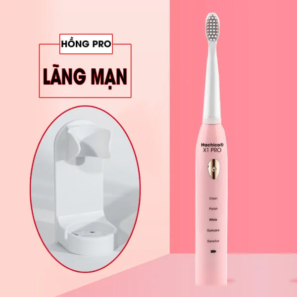 Bàn Chải Đánh Răng Điện Hachico Sonic X1 Nhật Bản slide 6