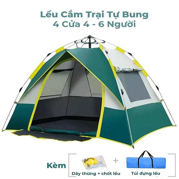 Lều Cắm Trại Tự Bung 2-3 Người slide 4