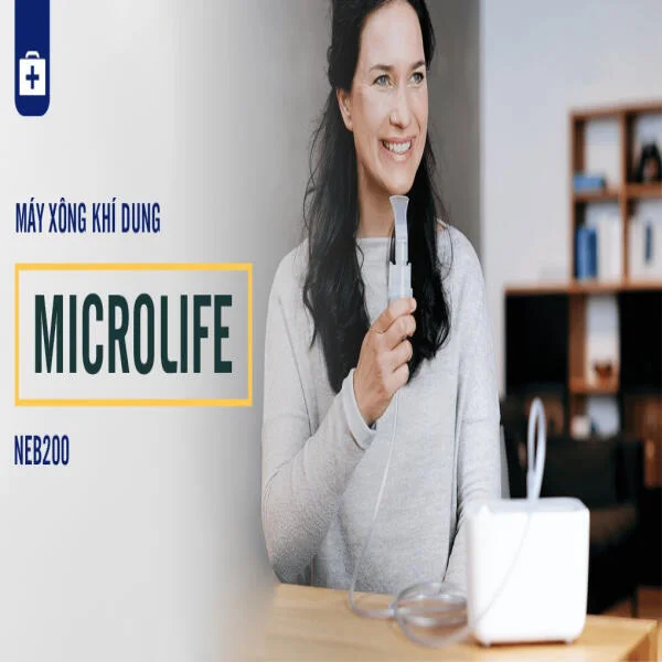 Máy Xông Khí Dung Microlife NEB200 Cao Cấp slide 6