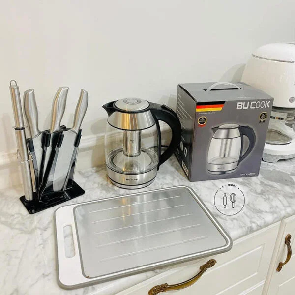 Ấm Siêu Tốc Thủy Tinh Bucook Chính Hãng slide 4