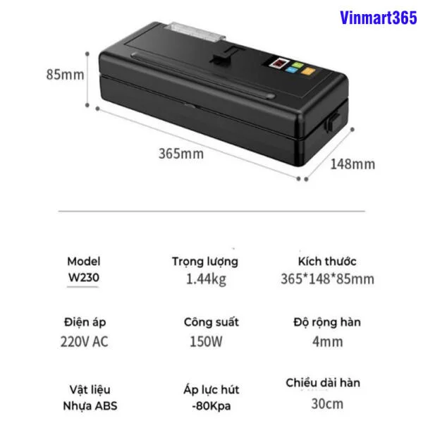 Máy Hút Chân Không P280 Không Kén Túi slide 7