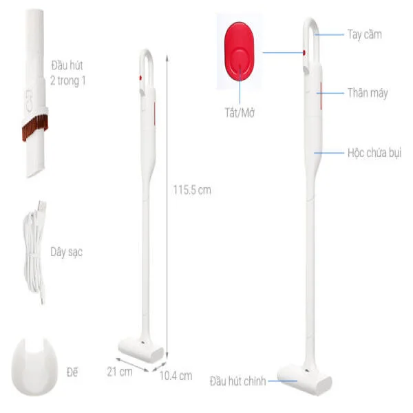 Máy Hút Bụi Không Dây Deerma VC01 Max slide 3