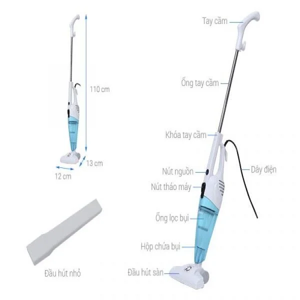 Máy Hút Bụi Cầm Tay Deerma DX118C Chính hãng slide 3