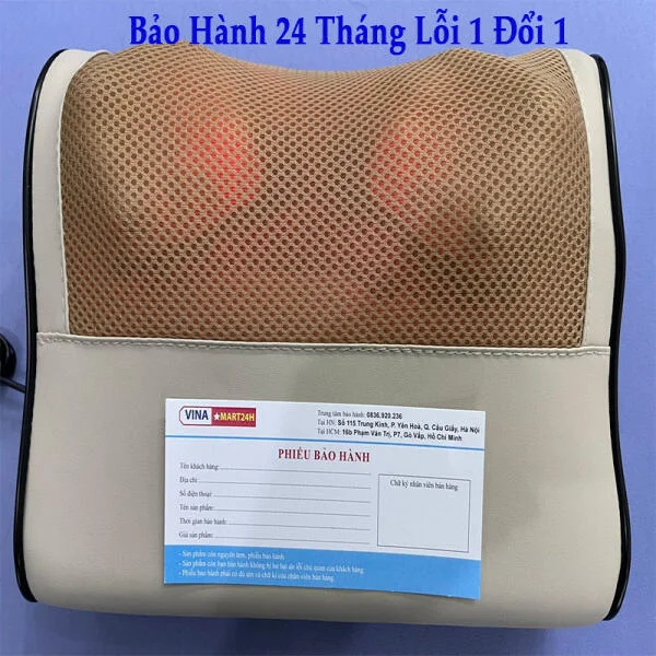 Gối Massage Hồng Ngoại Nhật Bản slide 7