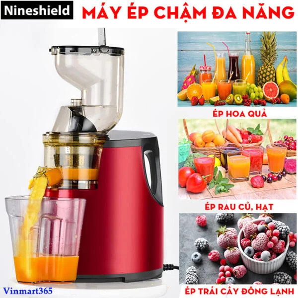 Máy Ép Chậm Nineshield KB-F8B Nhật Bản slide 4